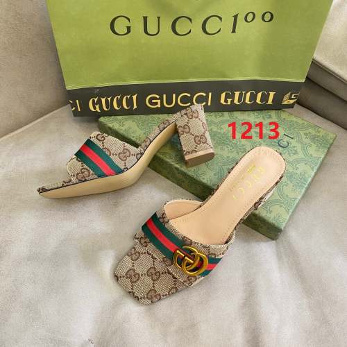 Women's heel slippers shoes , heel 6cm,size 35-40 ,SS50-1213