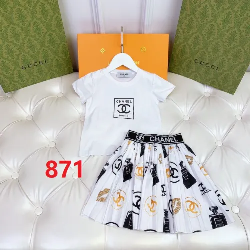 T-shirt + Skirts suit Kids set clothes, no box,CL25-871-872