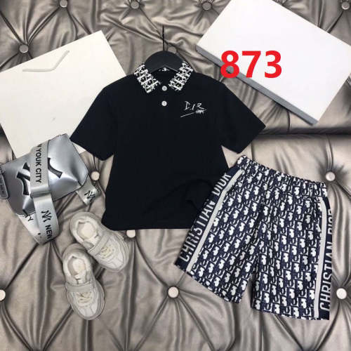 Polo shirt + Shorts suit Kids set clothes, no box, CL25-873