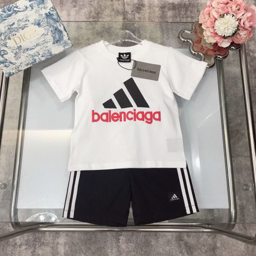 T-shirt + shorts  suit Kids set clothes, no box, CL25-922-923