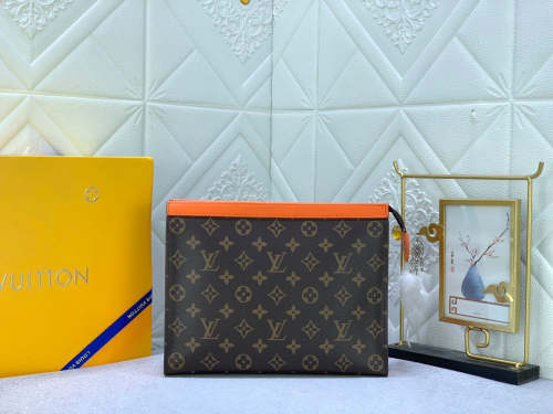 Leather bag ,5A , size 27x21x6cm ,no box,  B68-6078
