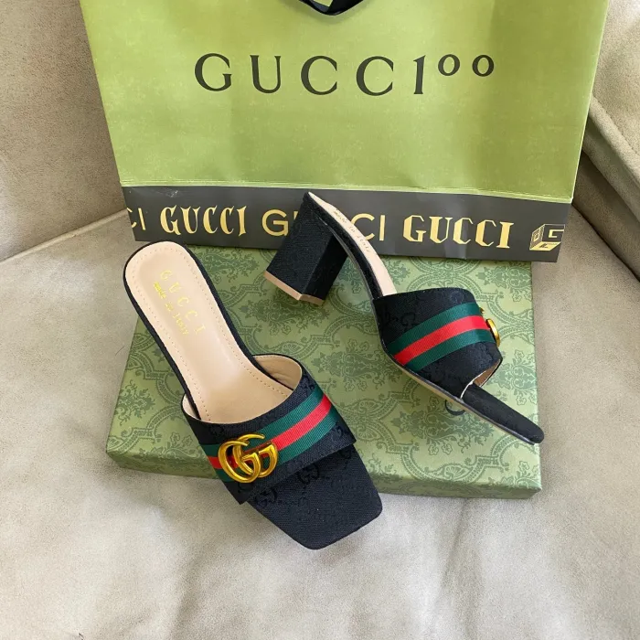 Women's heel slippers shoes , heel 6cm,size 35-40 ,SS50-1215
