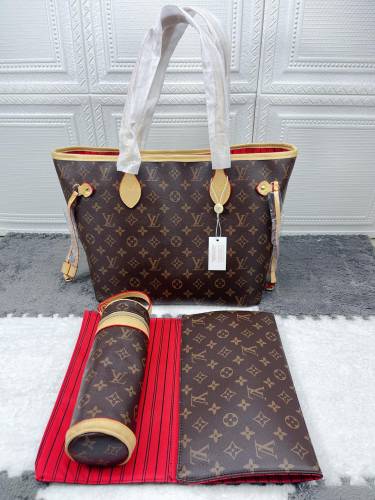 Canvas and split leather baby diaper bag + nursing bottle bag+ cushion, AAA, no box,diaper bag size  32x29x17cm,B98-43