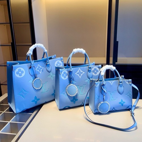 Split leather bag ,3A , size 25x20x10cm/34x30x16cm/41x32x18cm ,no box,  B68-6164