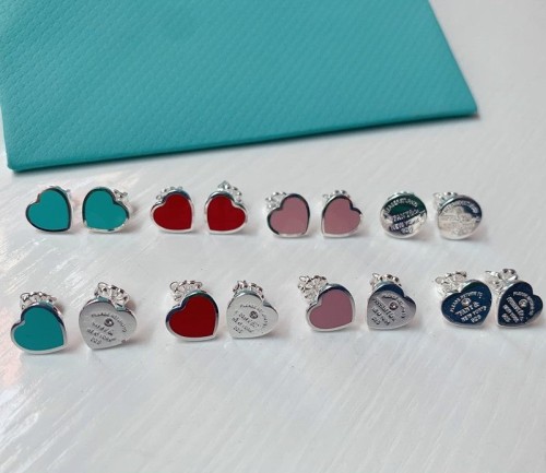 Heart-shaped Love earrings  jewelry ,with box,  J25-1725-1732