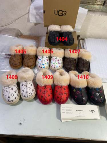 Women flat fur shoes, wih box, size 35-44, SS50-1404-1410