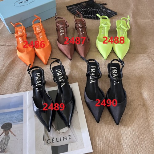 Women heel shoes, heel 8cm,size 35-41, SS60-2486-2490