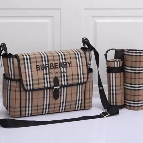 Canvas and split leather baby diaper bag + nursing bottle bag+ cushion, AAA, no box,diaper bag size  45x30x13cm,B98-47