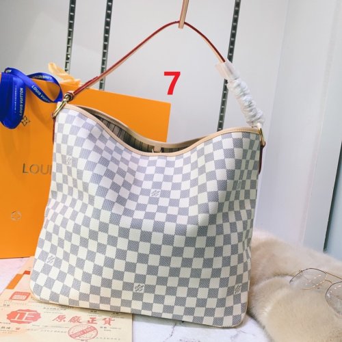 canvas and leather bag, top quality,no box,with dust bag size 41-33-15cm, B110