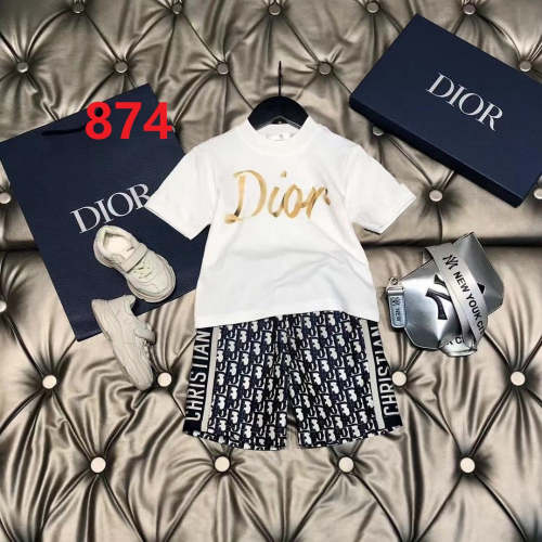 T-shirt + Shorts or skirts suit Kids set clothes, no box, CL25-874-877