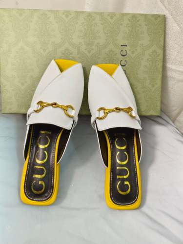 Heel leather sandals slippers,heel 4.5cm, size 35-40 ,with box, SS60-1451