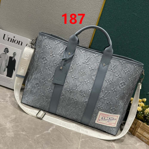 M22537 Canvas leather  bag ,5A,size 43x34x17.5cm, no box, B110-187
