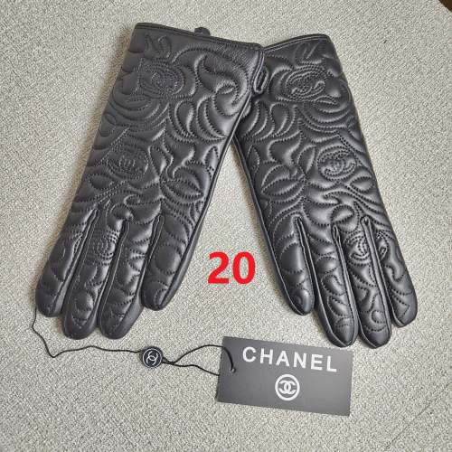 Women's fur leather gloves, GLS30-20