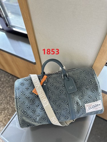 Canvas split leather bag ,AAAA ,size 50cm,no box,  B88-1853