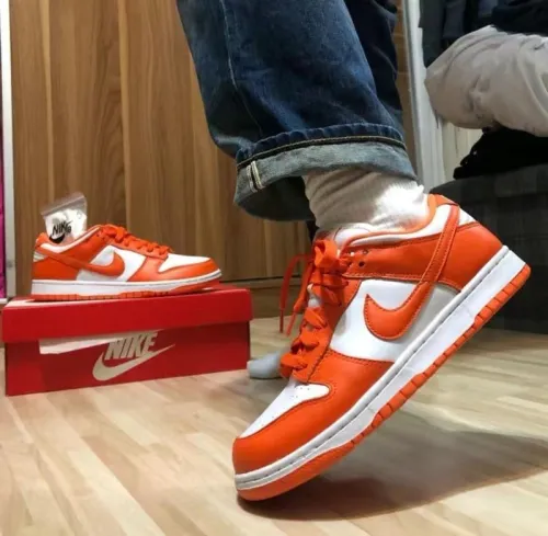 AJ  leather sport sneakers shoes white orange , size 36-46, SS80-451