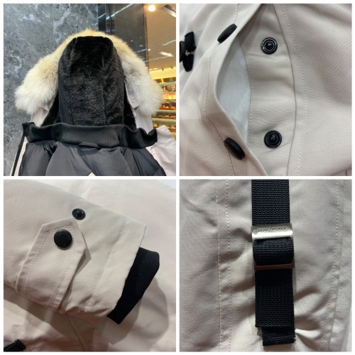 Women's winter thick duck down jacket coat, CL128-4