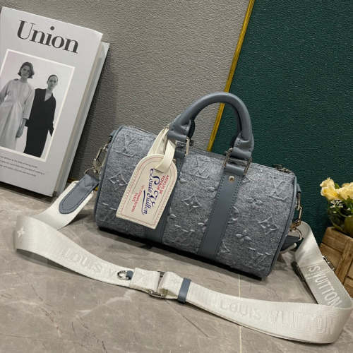 M22762,canvas+ leather bag ,5A , size 25x15x11cm ,no box,  B88-1757