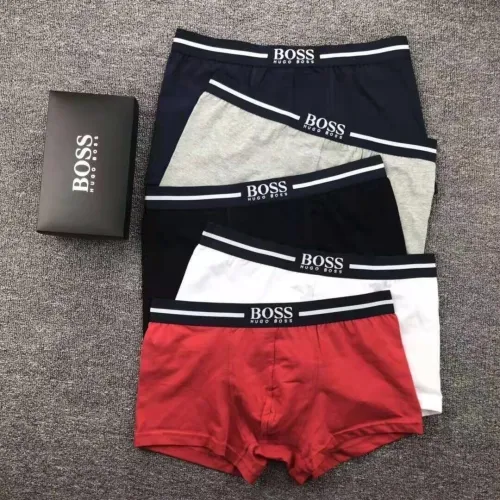 3 pairs of underwear for 1 box  ,cotton underwear for men comfortable and breathable, CL10-10