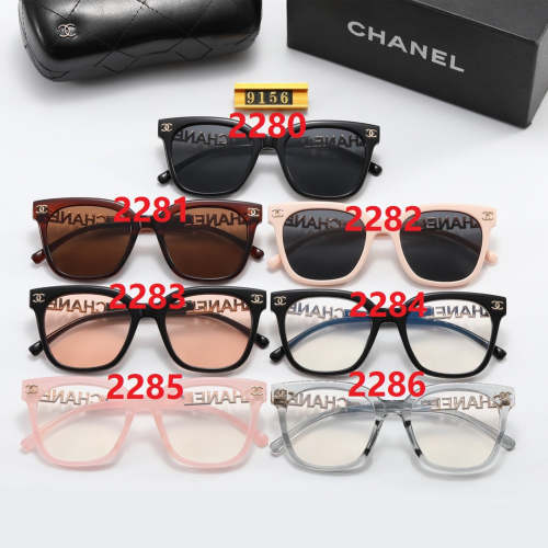 Blue light blocking sunglasses with the box and case ,G25-2280-2286