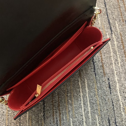 Leather  bag ,5A,size 23.5X6X14cm, no box, B110-255