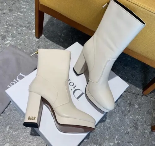 women leather heel boots shoes, size 35-40, with box,SS138-22-24