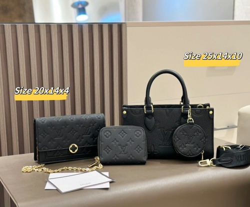 Split leather bag a set,3A ,no box,  B75-33
