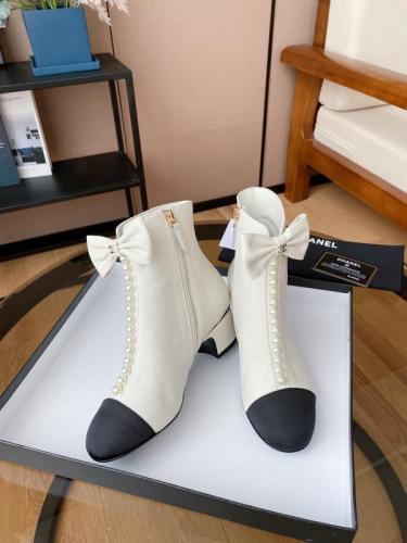 women leather heel boots shoes, heel 5cm, size 35-40, with box,SS80-299-300