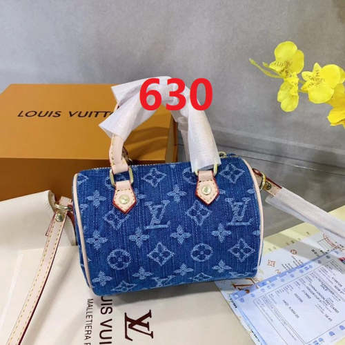 Keepall  PU leather denim bag, budget, no box, size 18x12x10cm , B30-630-631