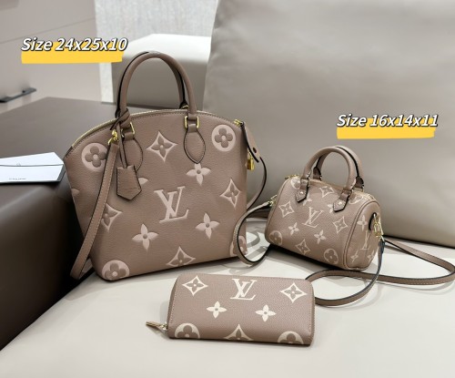 Split leather bag a set,3A ,no box,  B75-34
