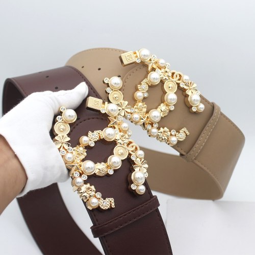 Ladies' belt width 6.8cm, length 105cm, no box, BLT19.9-129-134