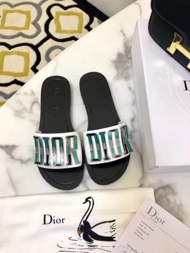 Flat leather sandals slippers , size 34-42 ,with box, SS50-1028