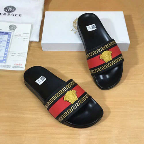 Flat leather sandals slippers , size 35-46, SS60-1855