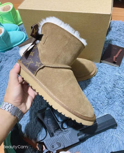 Adult  kids family flat snow boots shoes, wih box, size 25-44, SS50-1413-1414