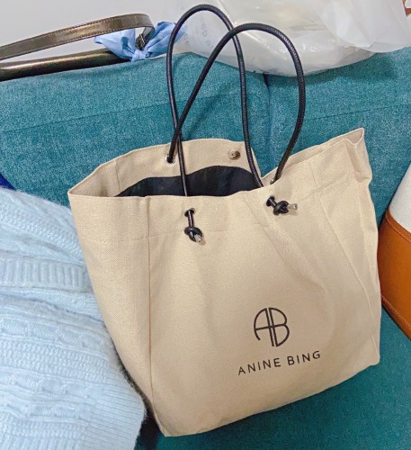 Canvas linen TOTE bag ,budget , size 57x39cm or 48x34cm ,no box,  B20-254-255