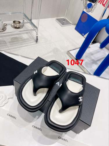Flat leather sandals slippers , size 35-42 ,SS50-1047
