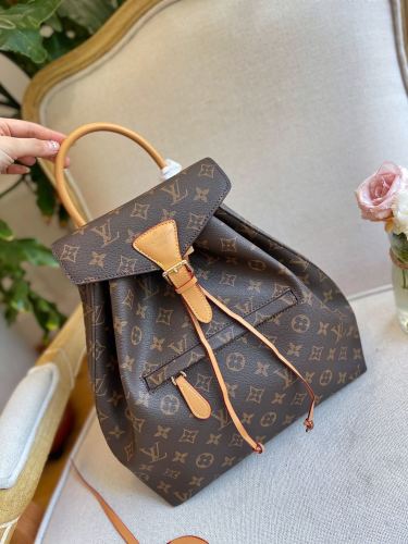 Split leather bag , 3A, size 30x25cm, no box, B68-5942-5946