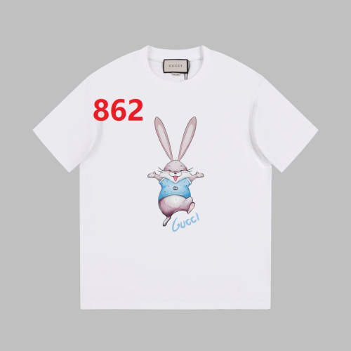 Fashion cotton T shirt for men and women, CL25-862-863