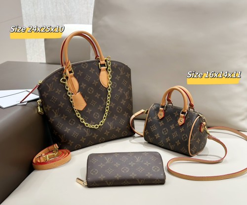 Split leather bag a set,3A ,no box,  B75-37