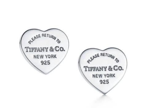Heart-shaped Love earrings  jewelry ,with box,  J20-554