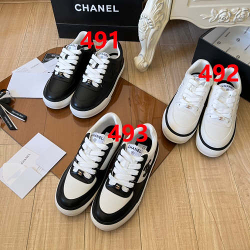 Women's flat sneaker shoes, size 35-41, SS80-491-493