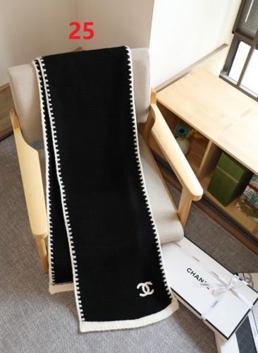 Cashmere cotton scarf , size 33x170cm, no box. SF25-25