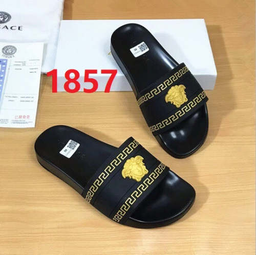 Flat leather sandals slippers , size 35-46, SS60-1857