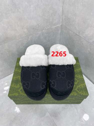 Women flat fur shoes, size 35-43, SS60-2265