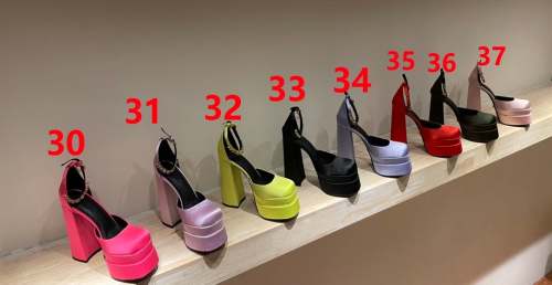 women silk and leather heel shoes, size 35-42, Heel 15.5cm, with box,SS138-30-37