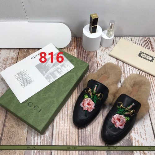 flat fur shoes, size 35-44, with box, SS70-816