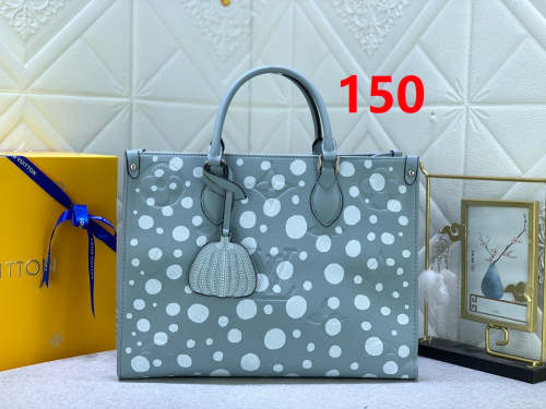 ON THE GO TOTE Leather  bag ,5A , size 35x27x14cm ,no box,  B110-150