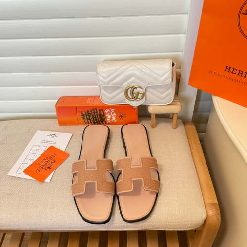 Flat leather sandals slippers , size 35-42, SS60-1850-1852