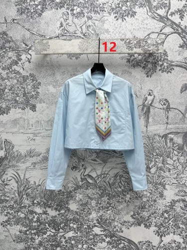 Women silk scarf shirt clothes,size S M L,CL50-12