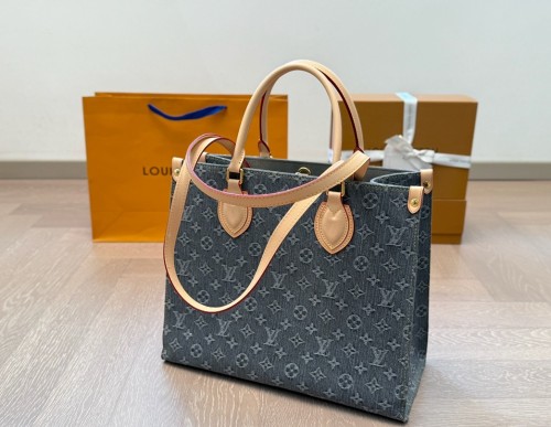 Canvas split leather bag,3A ,size 35x30cm,no box,  B75-170
