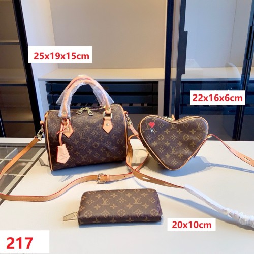Split leather bag a set,3A ,no box,  B75-217